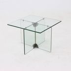 Italian Modern Glass Side Table 1970S thumbnail 4