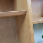 Vintage Grote Eiken Boekenkast Deens | Fineer Oak Danish thumbnail 7