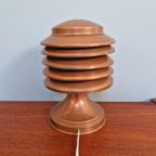 Art Deco Koperen Lamp, Van Coulter (Canada) thumbnail 12