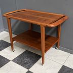 Teak Serving Trolley By Niels Otto Moller Denmark 1960S Old Store Stock thumbnail 11