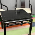 James Mont For Century Chair Co. Design Meubelset - Paar Fauteuils En Salontafel. thumbnail 5