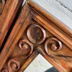 Set Van 2 Vintage Identieke Houten Spiegels In Ibiza Stijl thumbnail 9