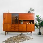 Deens Design Vintage Highboard Vitrinekast 1960’S thumbnail 3