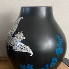 IKEA Ps Jonsberg Vaas – Zwart Met Goud & Blauw – Hella Jongerius thumbnail 2