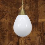 Art-deco Opaline Hanglamp Druppel thumbnail 6