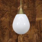 Art-Deco Opaline Hanglamp Druppel thumbnail 3