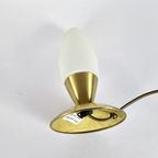 R.S.- Leuchten - Tafellamp - Kelklamp - Melkglas - Messing - 80'S thumbnail 8