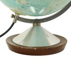 Verlichte Wereldbol Lamp 1965 Standaard Globe Nederlands Gdp Italië thumbnail 7