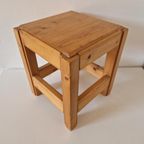 Vintage Krukje Plantentafel Jaren 70 Grenenhouten Tafeltje thumbnail 8
