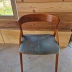 4 Deense Teak Eetkamerstoelen Van Dyrlund thumbnail 3