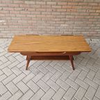 Vintage Salontafel Omkeerbaar Blad Teakhouten Salontafel thumbnail 15