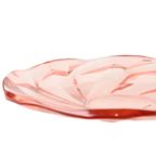 Art Deco Rosaline Roze Fruitschaal Depression Glass België thumbnail 11