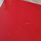 Vintage Kunststof Tafeltje Rood thumbnail 3