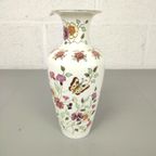 Vintage Zsolnay Vaas Met Vlinders & Bloemen thumbnail 2