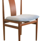 Set 4 Eetkamerstoelen Henning Sorensen Voor Danex 'vordingborg' thumbnail 4