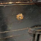 Antieke Vintage Chinees Kast, Zwart Gelakt thumbnail 8