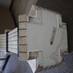 Maitland Smith Tesselated Piëdestal – Usa, Jaren '80 thumbnail 9