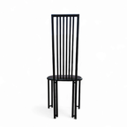 4 X Postmodern Chair / Metal Frame / 1980s thumbnail 9