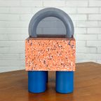 Bijzondere Memphis Tafellamp In De Stijl Van Sottsass thumbnail 5