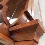 Art Deco Spiegel, Kleedspiegel Voor In De Hal, Jaren 30 thumbnail 27