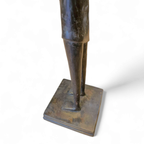 African Bronze Figure Sculpture 1970s thumbnail 13