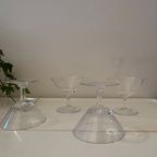 4 Vintage Borrelglaasjes Jaren 60 thumbnail 2