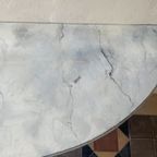 Side Table Console Tafel Muurtafel Half Rond 19e Eeuws Frans thumbnail 5