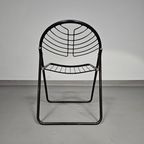 Gastone Rinaldi Folding Chair / Black / Italy 1970s thumbnail 8