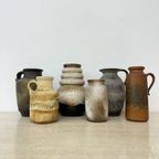 Set Of 6 Scheurich West Germany Vases , 1970S thumbnail 7