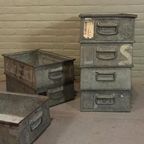 Vintage Philips Industriële Metalen Kisten, P/p/s thumbnail 12