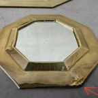 4x Vintage Spiegel – Messing thumbnail 4