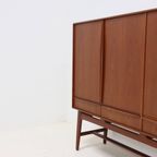 Teak Highboard By Svend Aage Madsen For K. Knudsen & Søn 1950S thumbnail 5