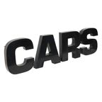 Grote Metalen Letters Cars Zwart Gelakt Reclame Mancave thumbnail 6