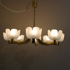 Vintage Hanglamp, Kroonluchter - Messing Jaren '70 thumbnail 21