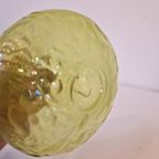 Vintage Groen Persglas Vaasje Vintage Vaas thumbnail 4