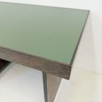 Vintage Desk Wegné Wood With Green Formica Top , 1970S thumbnail 4