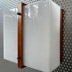 Vintage Wandlamp – Teak En Plexiglas – Raak thumbnail 7