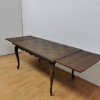 Vintage Landelijke Eettafel Eetkamertafel Uitschuifbaar 301 thumbnail 17