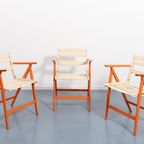 Set Of 3 Chairs / Tuinstoelen From Gio Ponti For Fratelli Reguitti thumbnail 3