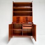 Mahoniehouten Boekenkast/ Secretaire Uit Denemarken, 1960’S thumbnail 10