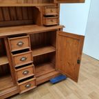 Vintage Landelijke Grenen Buffetkast Wandkast Keukenkast thumbnail 10