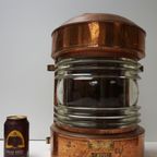 Antieke Navigatielantaarn, Scheepslamp, Scheepslantaarn Ahlemann Schlatter Bremen thumbnail 4