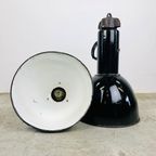 Zwarte Geëmailleerde Fabriekslamp By Elektrovit thumbnail 4