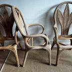 4 Vivai Del Sud Palm Leaf Vintage Stoelen Opknappers thumbnail 6