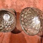 Vintage Antique Mirrored Mercury Glass Industrial Wall Lamps, 1920S thumbnail 5