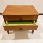 Sewing Cabinet With Reed Basket By Horn Collection, West Germany 1950S thumbnail 11