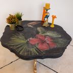 Restyled Salontafel Met Leeuwenpoten En Toekan thumbnail 6