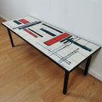 Vintage Tegeltafel, Salontafel, Mid Century Salontafel 05 thumbnail 7