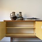 Vintage Houten Dressoir Met 3 Lades En 2 Deurtjes thumbnail 14