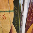 2 Grote Houten Panelen Met Boksers, Engeland thumbnail 5